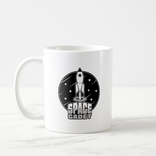 Mug Blast off style avec notre Rocket Retro (Gauche)