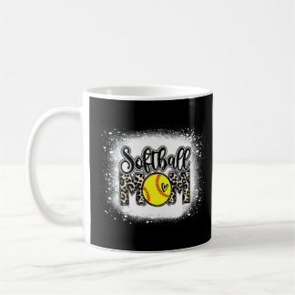 Mug Bleached Softball Maman Empreinte de léopard Softb