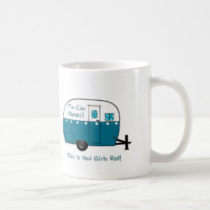 MUG   Blechdose Happy Camper Kaffeetasse