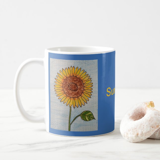 Mug Bleu (Avec donut)
