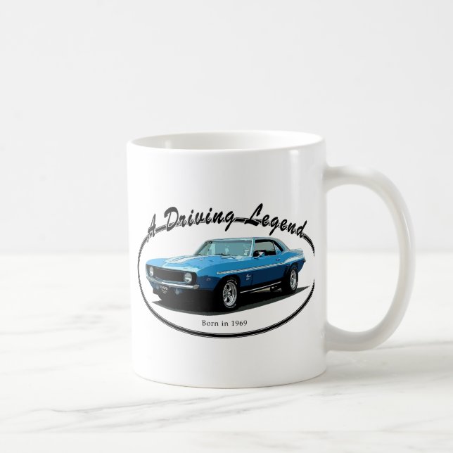 Mug Bleu 1969 de Camaro (Droite)