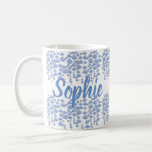 Mug Bleu Butterfly Swarm personnalisée