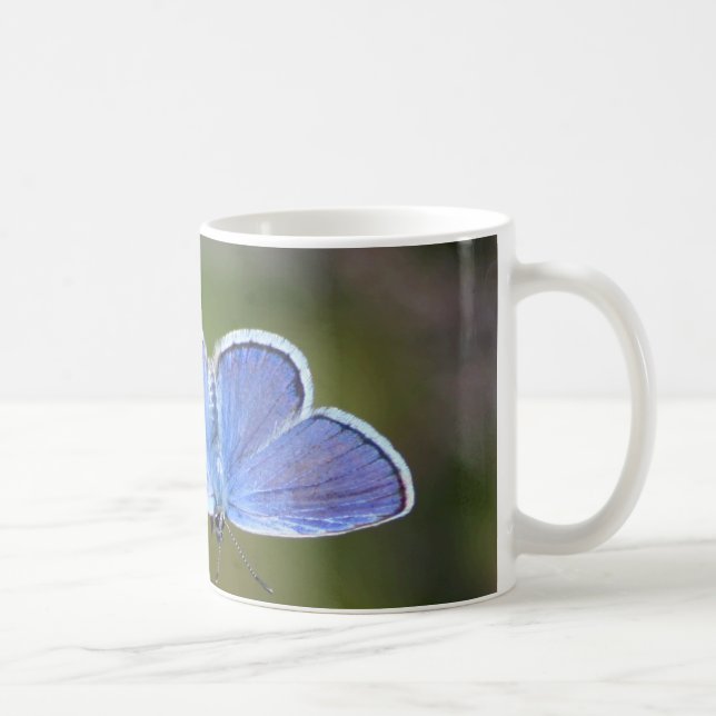Mug bleu d'Argent-bout (Droite)