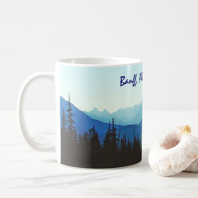 Mug Bleu de jaspe de Banff (Avec donut)