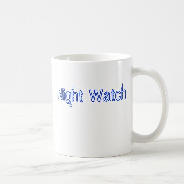 Mug Bleu de montre de nuit (Droite)
