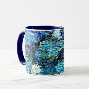 Mug Bleu des nénes d'eau par Monet