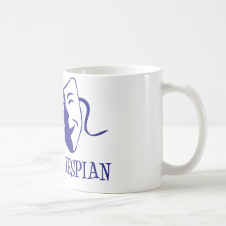 Mug bleu dramatique