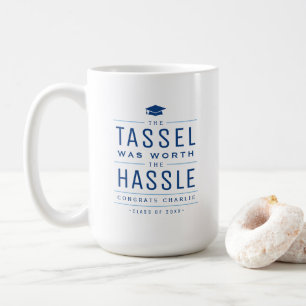 Mug Bleu le goût valait la peine Graduation