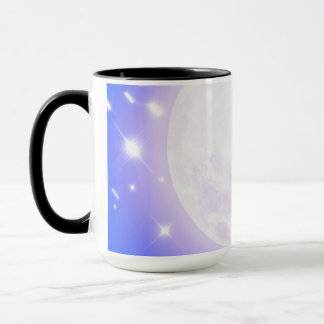 Mug Bleu Lune et Étoiles