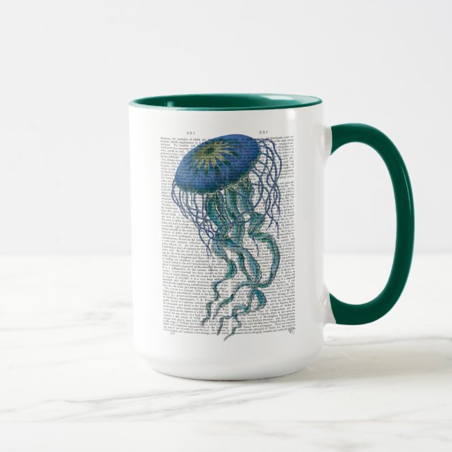 Mug Bleu méduse (Droite)