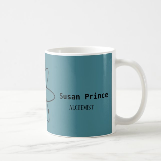 Mug bleu minimaliste (Droite)