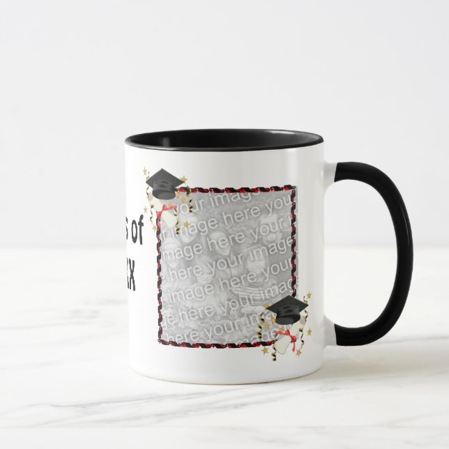 Mug Bleu mortier et diplôme (Droite)