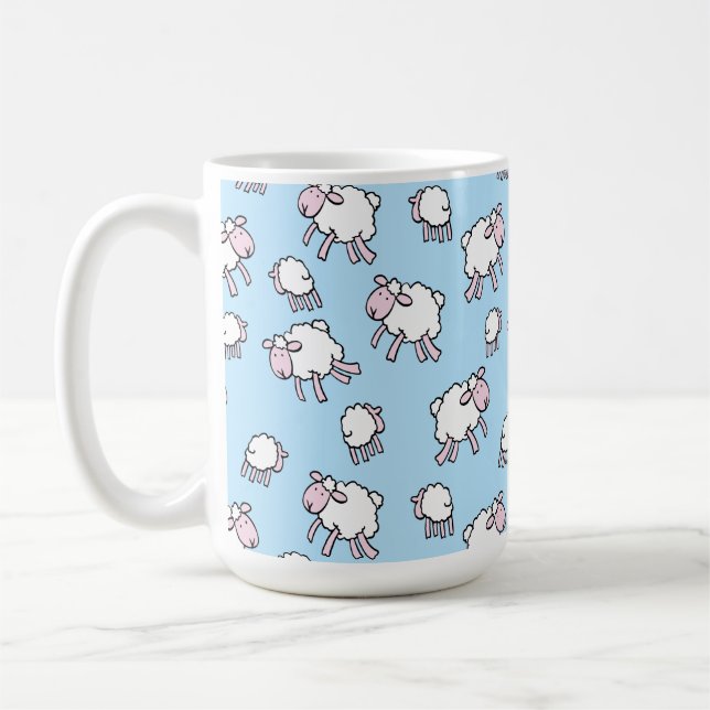 Mug Bleu mouton (Gauche)