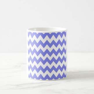 Mug Bleu Myosotis à Chevron – Zigzag Blanc Impeccable
