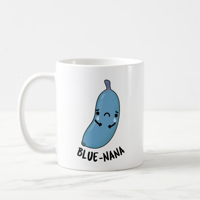 Mug Bleu nana Funny Banana Pun (Gauche)