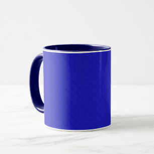 Mug Bleu néon uni texturé vif. 
