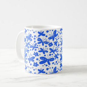 Mug Bleu papillon