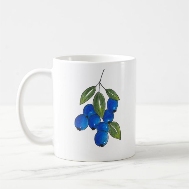 Mug Bleuets à main (Gauche)