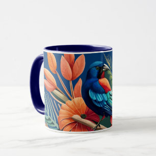 Mug Bliss tropicaux : une fusion vibrante de la flore