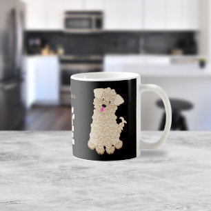 Mug Blonde mignonne Maltipoo Chien Amour