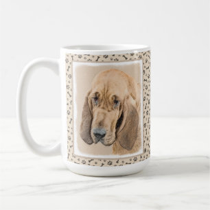 Mug Bloodhound Peinture - Joli chien d'origine art