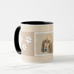 Mug Bloodhound Peinture - Joli chien d'origine art