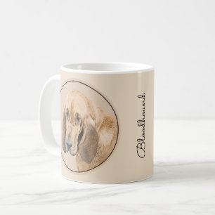 Mug Bloodhound Peinture - Joli chien d'origine art