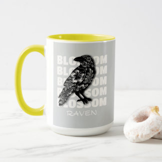 Mug Blossom Raven – Corbeau Fleurissant