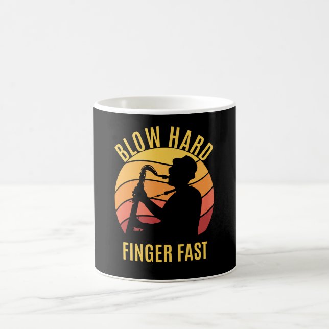 Mug Blow Hard Finger Saxophone rapide (Centre)