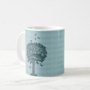 Mug Blue Birds Papillons Dream Tree
