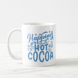 Mug Blue Happiness est un cacao chaud