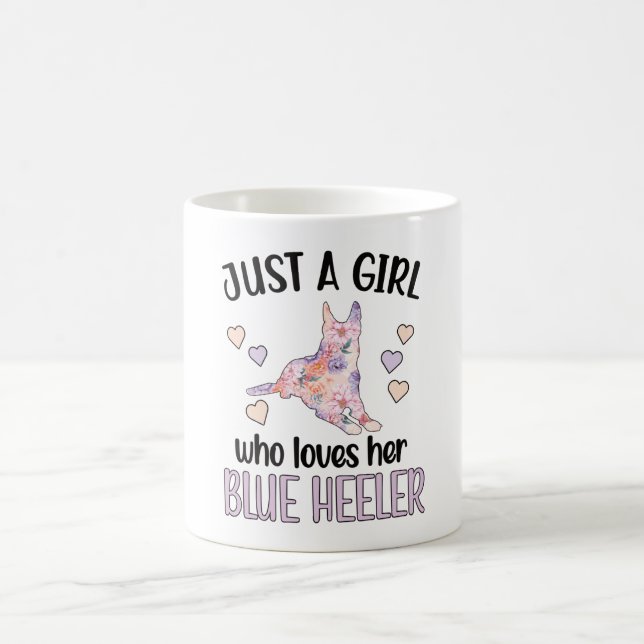 Mug Blue Heeler Girl Australian Cattle Chien Maman Pro (Centre)
