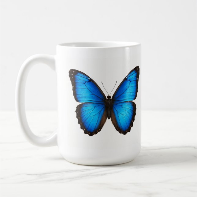 Mug Blue Morpho Brilliance (Gauche)