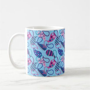 Mug Blue Paisley
