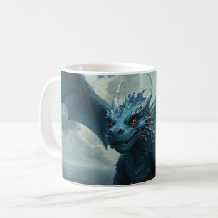 Mug Blue Stone Dragon Visite New York