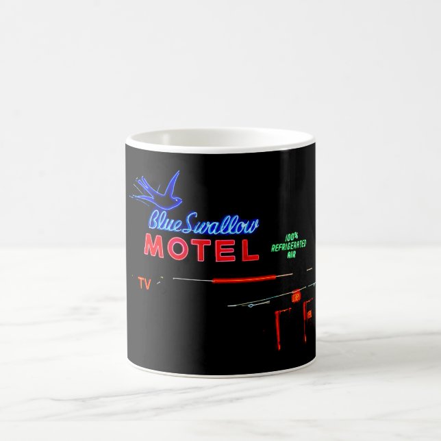 Mug Blue Swallow Motel, Route 66, Tucumcari, N.M. (Centre)