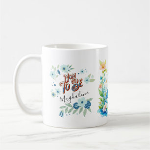 Mug Blue Turquoise Green Dragon Maman À Être