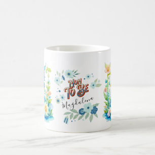 Mug Blue Turquoise Green Dragon Maman À Être