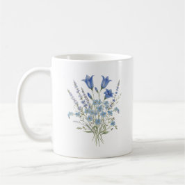 Mug Blue Wildflower Bouquet