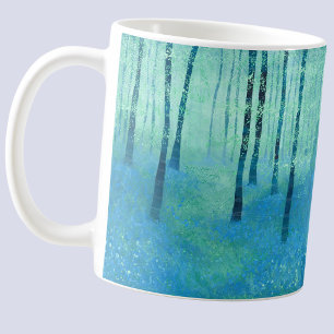 Mug Bluebells dans la peinture paysage de Kent
