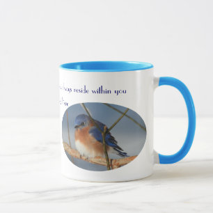 Mug Bluebird Of Happiness Inspiration