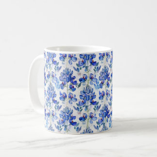 Mug Bluebonnet Texas Wild Flower Motif