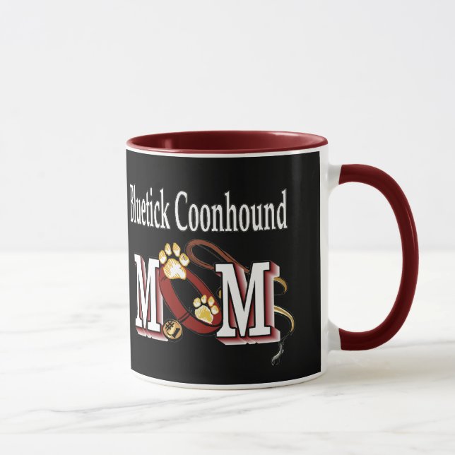 Mug Bluetick Coonhound Dog MOM (Droite)