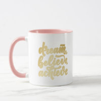 Blush Pink Dream Croire Atteindre Motivationnel