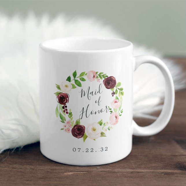 Mug Blush Romance Maid of Honor (Créateur téléchargé)