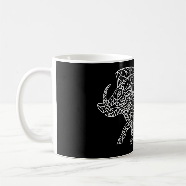 Mug Boar sauvage avec Runes (Gauche)