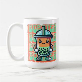 Mug Boba Bubble Tea Kawaii Cute Cartoon
