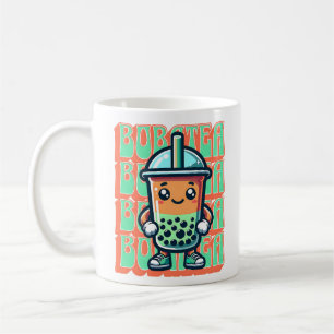 Mug Boba Bubble Tea Kawaii Cute Cartoon