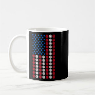 Mug Bocce Vintage USA American Flag Bocce 2