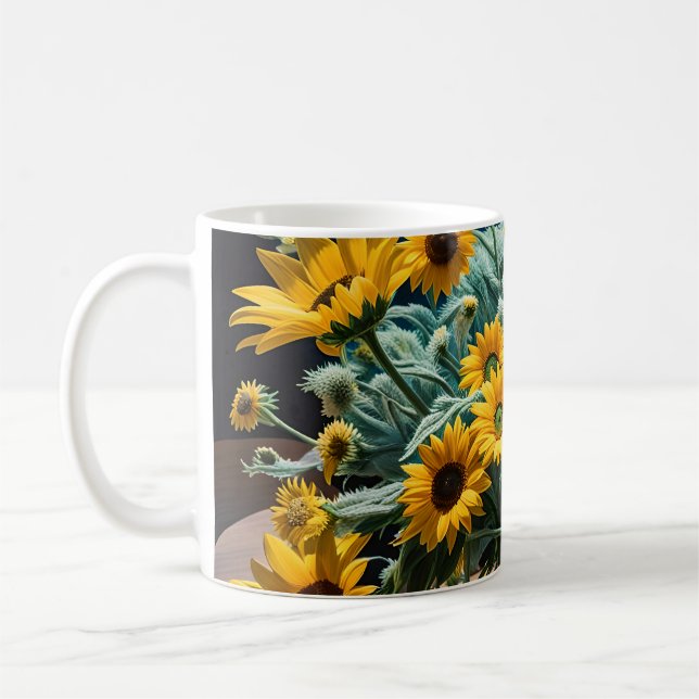 Mug Bodegón Flores y Noche 1 - 001 (Gauche)